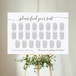 23 Bord Modern Sittplatsschema Hitta Din Plats Poster