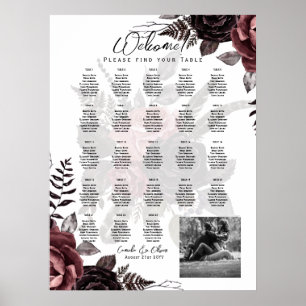 23 Bord: Välkomsthälsning med Namn Poster