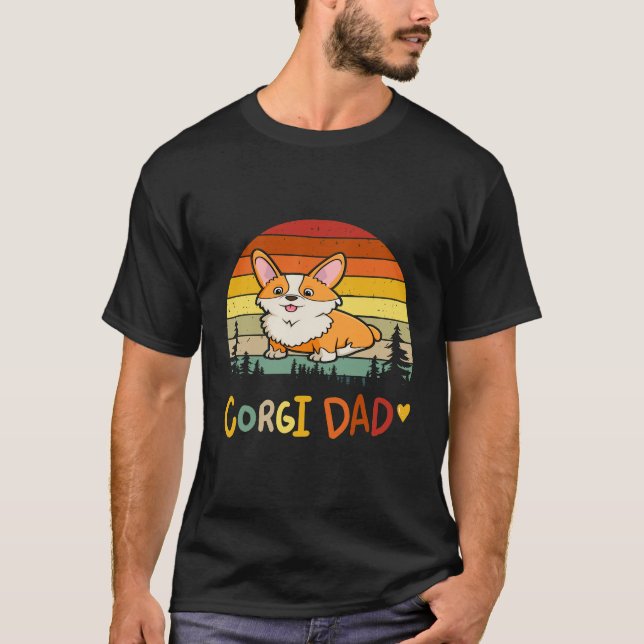 23 Corgi Pappa T Shirt (Framsida)