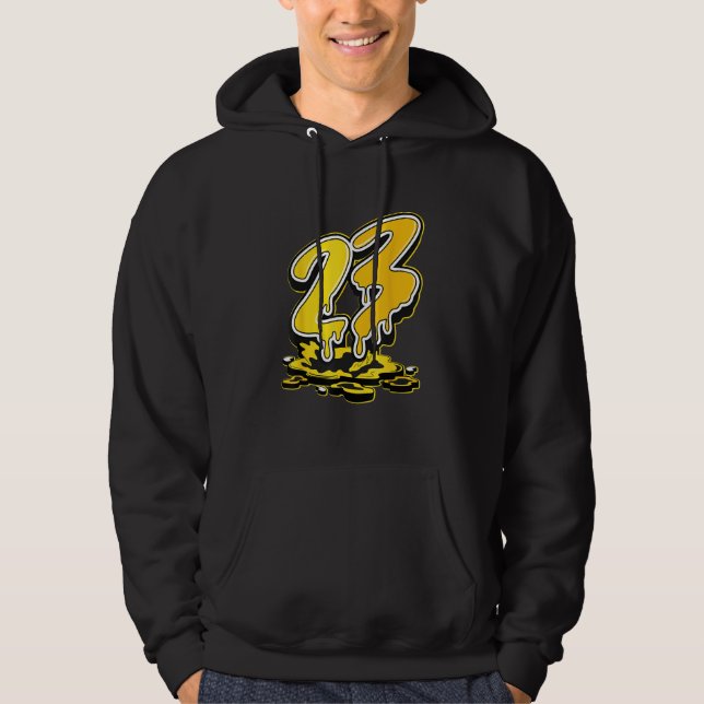 23 Drip Match 2023 Thunder 4s Hoodie (Framsida)