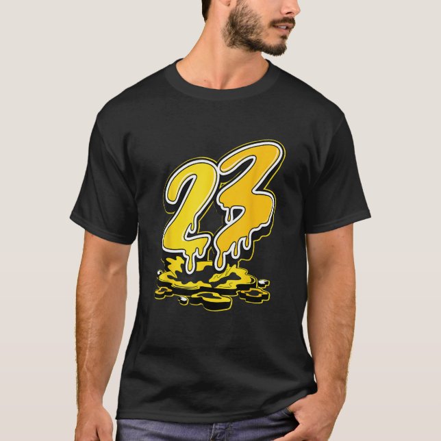 23 Drip Match 2023 Thunder 4s T Shirt (Framsida)