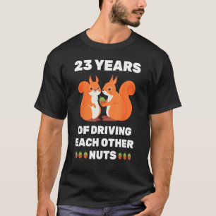 23:e 23-årsdagen för Bröllop-årsdagen T Shirt