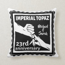 23:e bröllop-årsdagen Imperial Topaz