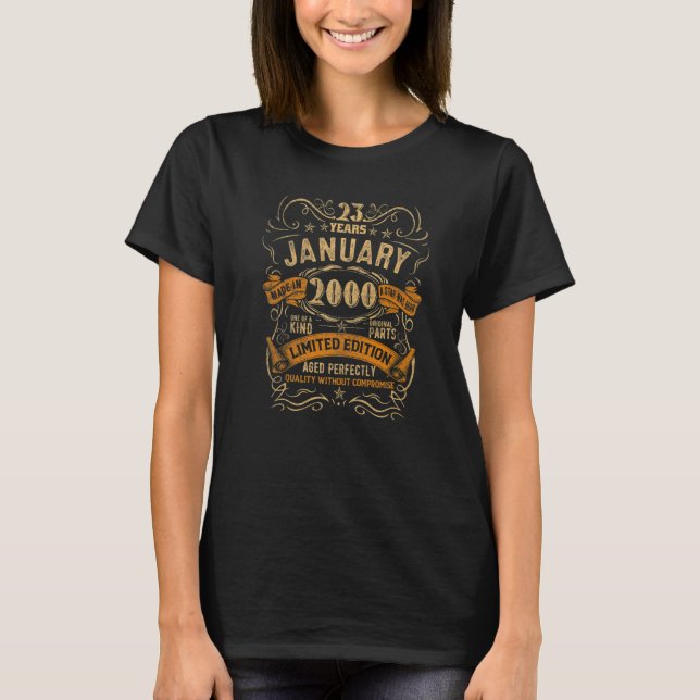 23:e födelsedagen 23 år gammal Fantastisk sedan 20 T Shirt (Framsida)