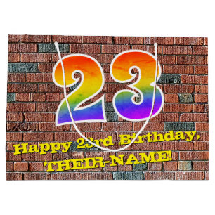 23:e födelsedagen: Roligt, Graffiti-Inspired Rainb