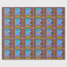 23:e födelsedagen: Roligt, Urban Graffiti Inspired Presentpapper