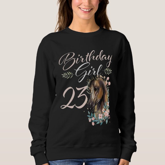 23:e födelsedagshästen 23 år gammal dag t shirt (Framsida)