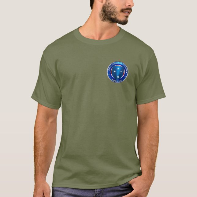 23:e infanteridivisionen “America!” T Shirt (Framsida)