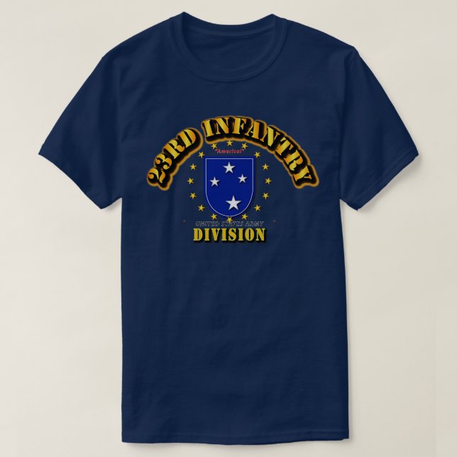 23:e infanteridivisionen Americal Division T Shirt (Design framsida)