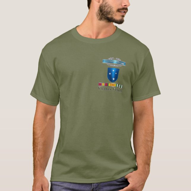 23:e infanteridivisionen CIB Vietnam T Shirt (Framsida)