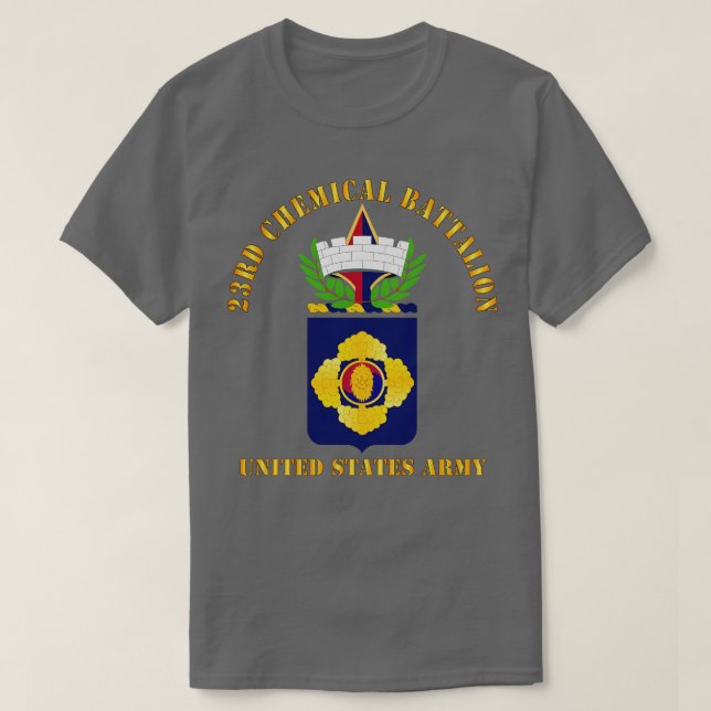 23:e kemiska bataljonens vapen t shirt (Design framsida)