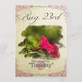 23:e "Perus marvel" Kort