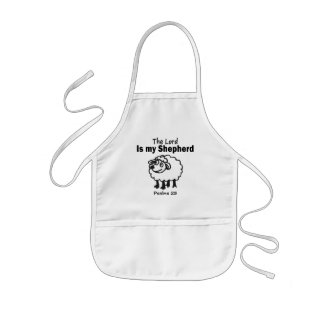 23:e psalm Barn Apron Barnförkläde
