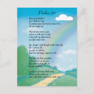 23:e psalm-vykort vykort