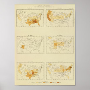 23 Interstate flyttning 1890 ALCT Poster
