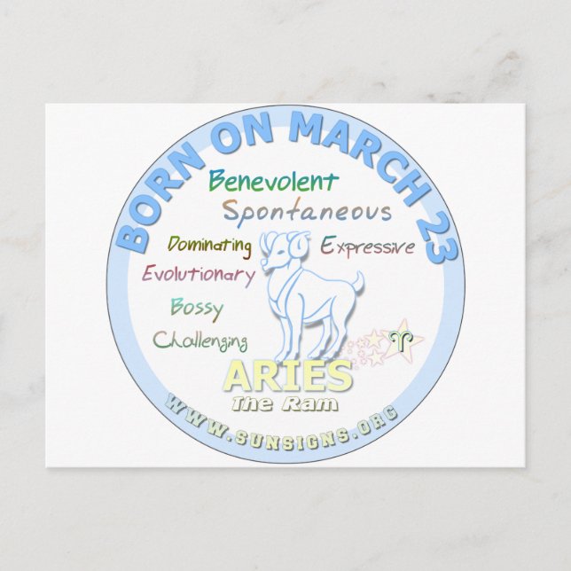 23 mars - Åren Vykort (Framsida)