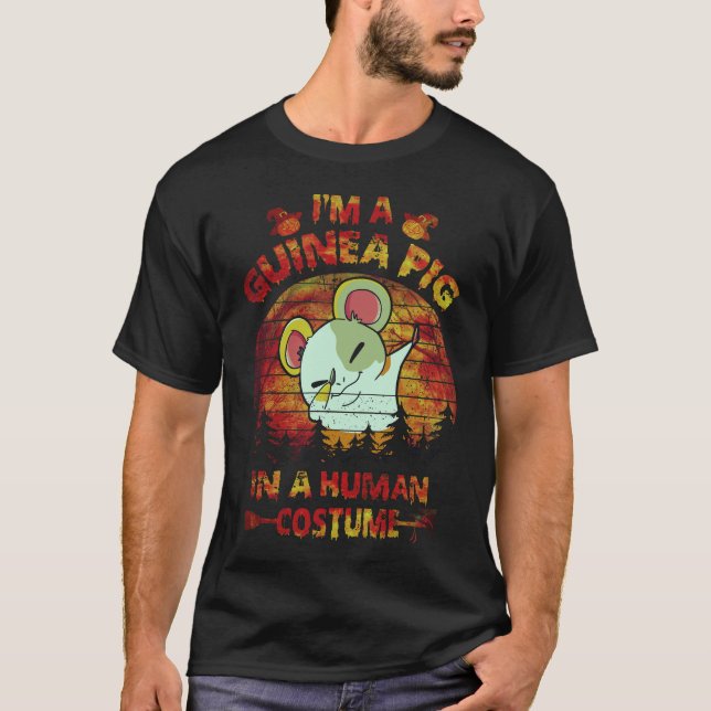23 marsvin halloween kostym för människa t shirt (Framsida)