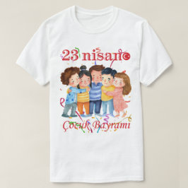 23 Nisan T-Shirt – Barnens dag firande Tee