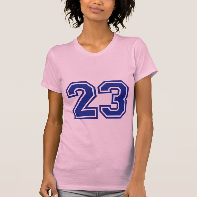 23 - numrera tee shirt (Framsida)