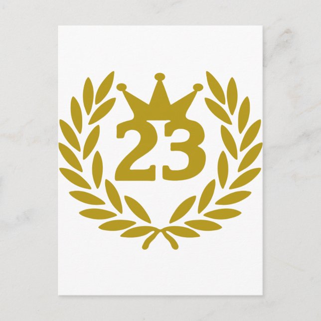 23-real-laurel-krona vykort (Framsida)
