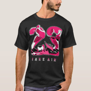 23 Sällsynt Luft Dunk Low Hyper Rosa Matching T-Sh T Shirt