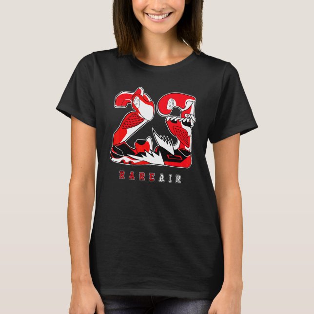 23 Sällsynta Air Reverse Black Toe 1s Matchande T Shirt (Framsida)
