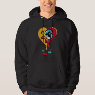 23 SB-segmentpunkt för drifthjärta för skalmatchni Hoodie