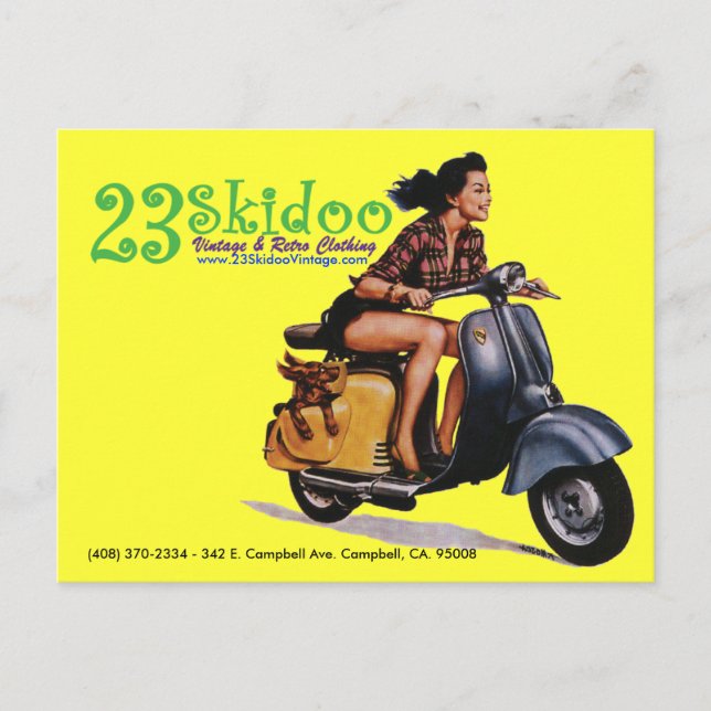 23 SkiPostkort Vykort (Framsida)