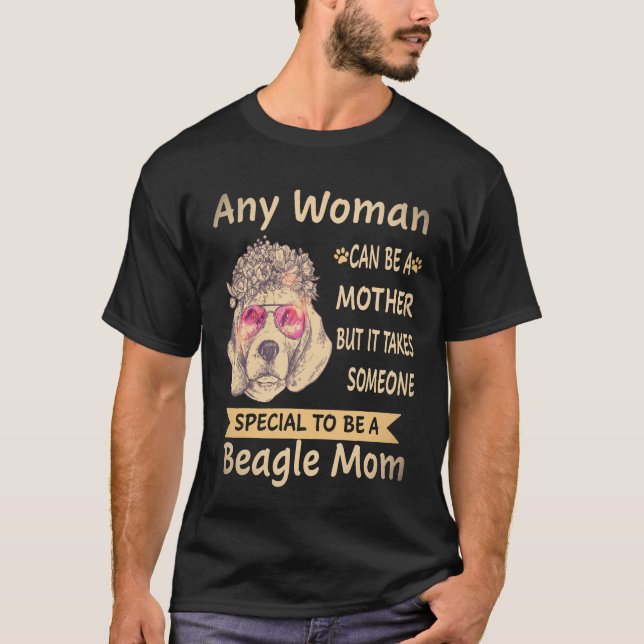 23 Speciellt att vara en Beagle-mamma Beagle T Shirt (Framsida)
