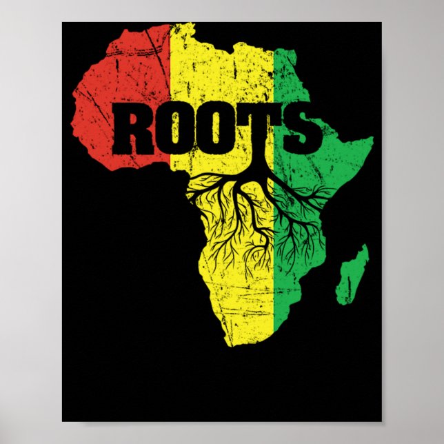 23 Svart historikmånad Afrikansk Pride skal gåva. Poster (Framsidan)
