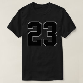 23 SVART SKJUTA T SHIRT