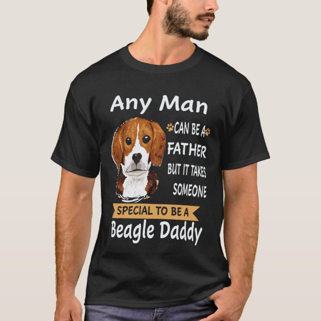23 Varje Man - Beagle Pappa Beagle T Shirt (Framsida)