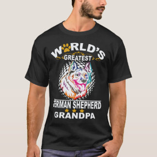 23 Världens Bästa Tyska Vargfarfar Tysk T Shirt