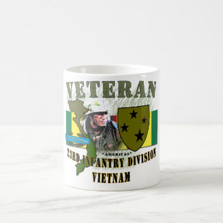 23rd Inf Div (Americal) - Vietnam (w/CIB) Kaffemugg