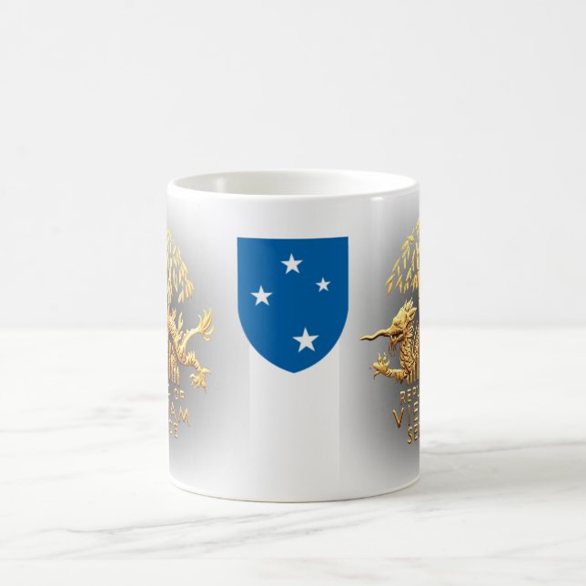 23rd infanteri Americal och Vietnam tjänste- drake Kaffemugg (Center)