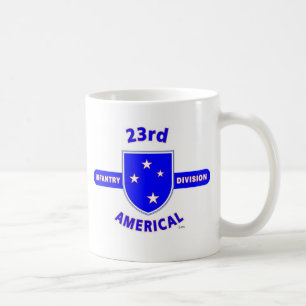 23RD INFANTERIUPPDELNING "AMERICAL " KAFFEMUGG