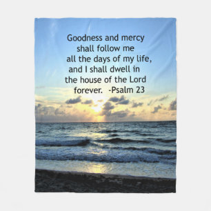 23RD PSALM SUNRISE PHOTO DESIGN FLEECEFILT