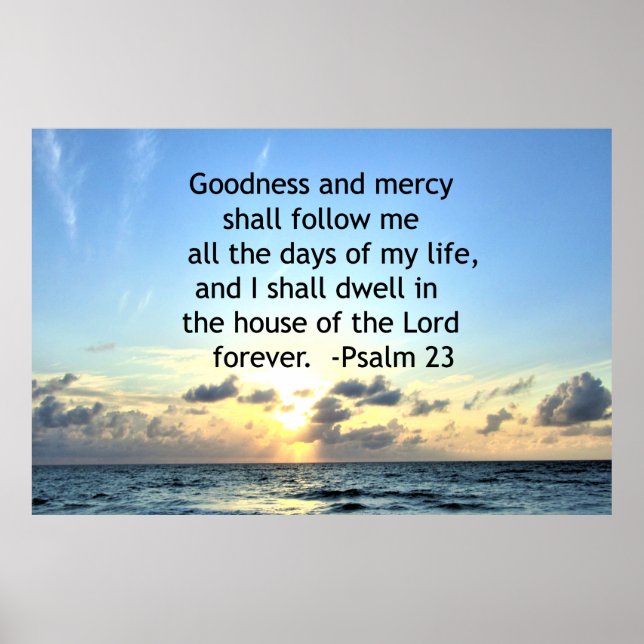 23RD PSALM SUNRISE PHOTO DESIGN POSTER (Framsidan)