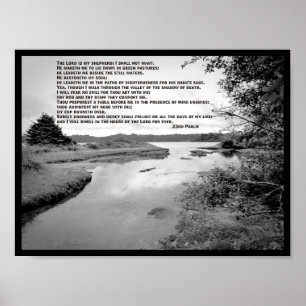 23rd Psalmen landskap fotoet Poster