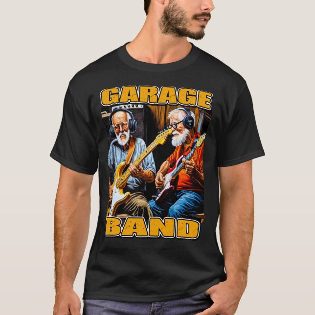 24043_Garage Band Gamla killar T Shirt (Framsida)