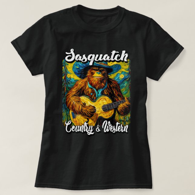 24052_Sasquatch, Land & Western T Shirt (Design framsida)