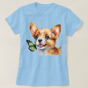 24072_A marionett och Grönt Butterfly T Shirt