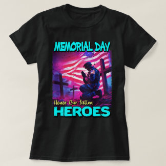 24077_Minnesdag hedrar våra fallna hjältar T Shirt