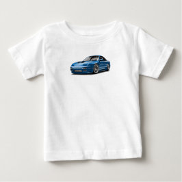 240sx blå bil ritning t shirt