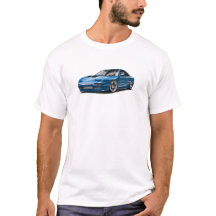 240sx blå bil ritning