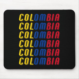 2425 Colombiansk Flagga Fotbollströja Kit Sport Un Musmatta