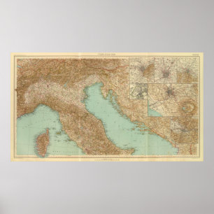 2426 Nordlig Italien Poster