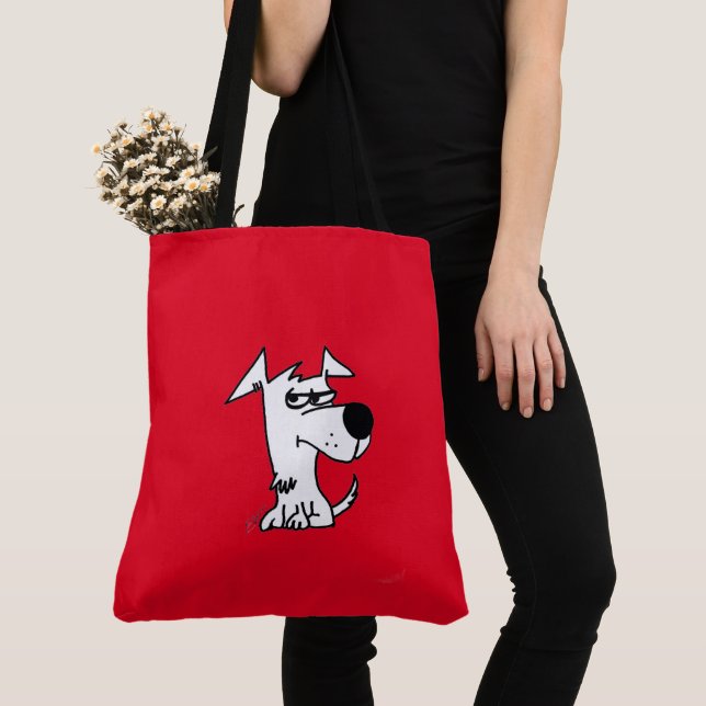 242 - Max Hund - Tote Bag Tygkasse (Närbild)