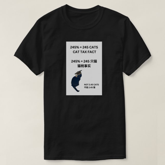 245 % = 245 CATS T SHIRT (Design framsida)