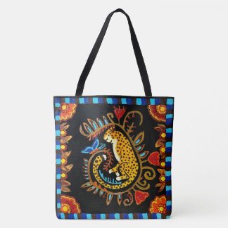246 - Sleeping Jaguar - Tote Bag Tygkasse